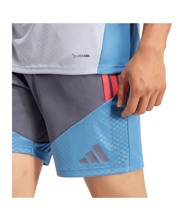 adidas Kroatien Tiro Short 2026 Grau - grau