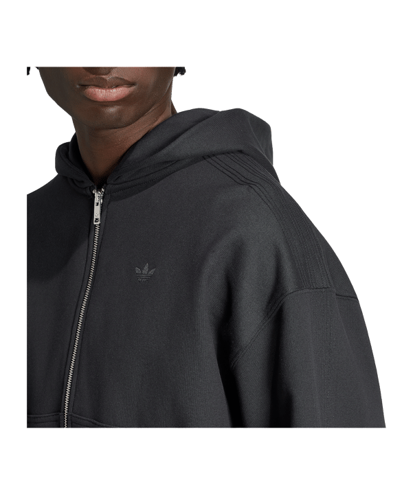adidas Originals Premium Essentials Cropped Veste à capuche Noir - noir