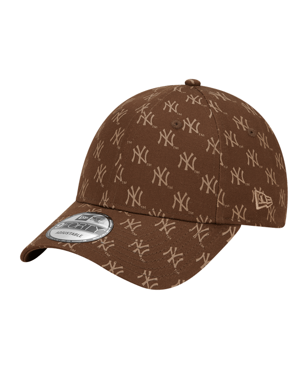 New Era New York Yankees New York Yankees Monogram 9Forty Cap Braun - braun