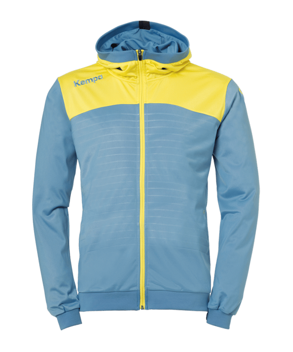 Kempa Emotion 2.0 Kapuzenjacke Hellblau Gelb F14 - blau