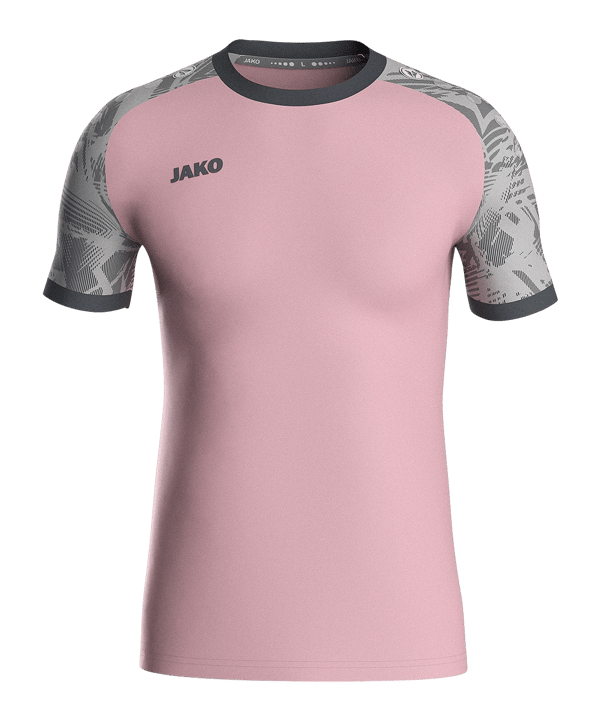 JAKO Iconic Trikot Kids Pink Grau F171 - rosa