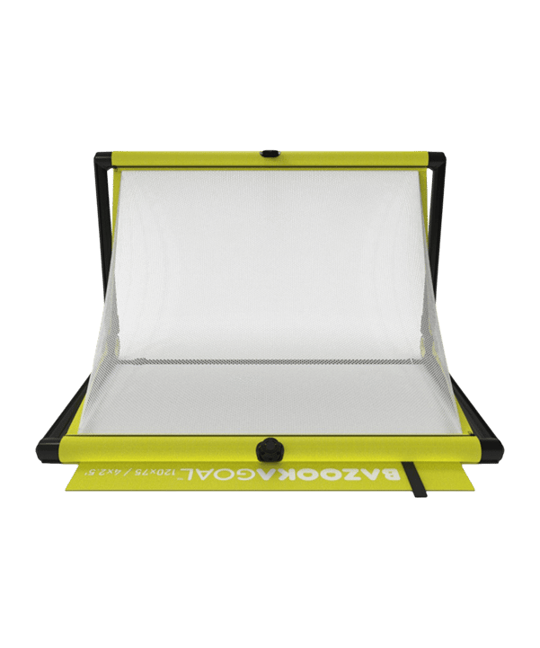 BAZOOKAGOAL CLASSIC PVC | 120x75cm | Gelb Weiß - gelb