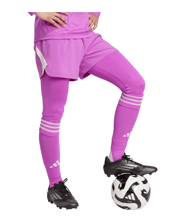 adidas Tiro 25 Pro Torwarthose Lila - lila