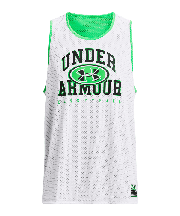 Under Armour Baseline Reversible Trikot Weiß F100 - weiss