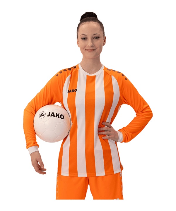 JAKO Inter Trikot langarm Orange Weiss F352 - orange