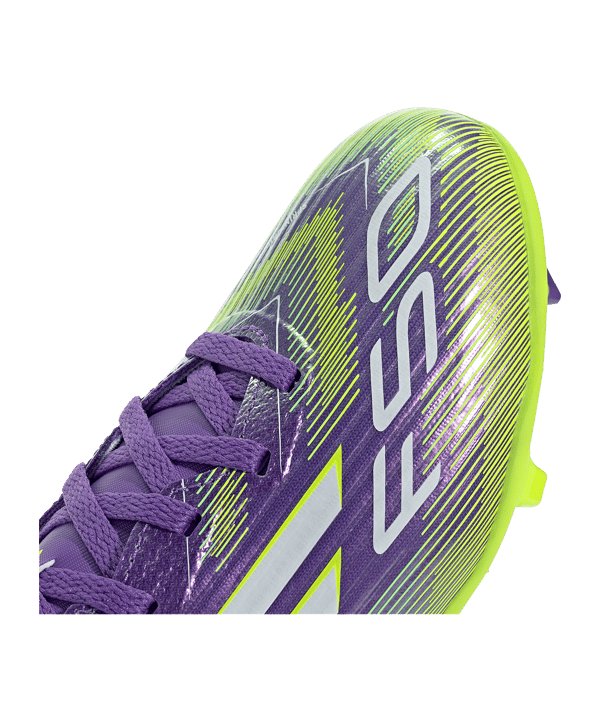adidas F50 League FG/MG Radiant Blaze Kids Lila - lila