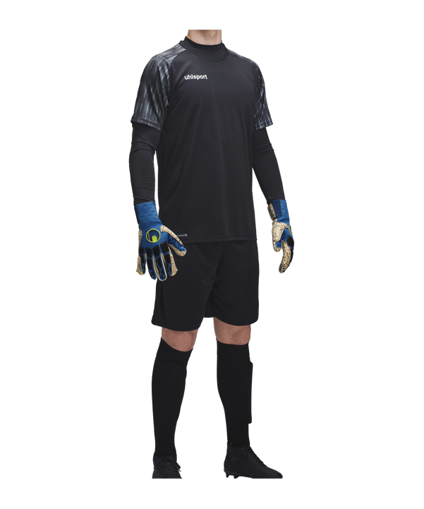 uhlsport Reaction Torwartset Kids Schwarz Grau F01 - schwarz