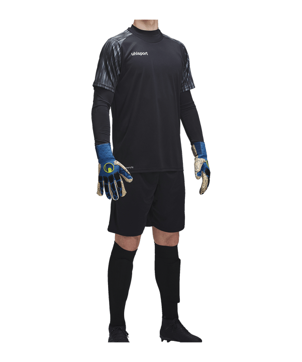 uhlsport Reaction Torwartset Kids Schwarz Grau F01 - weiss