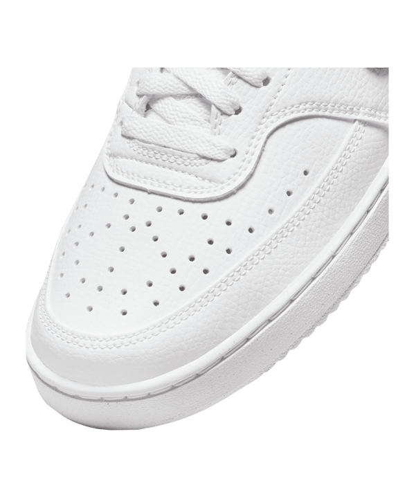 Nike Court Vision Low BE Damen Weiss Schwarz F101 - weiss