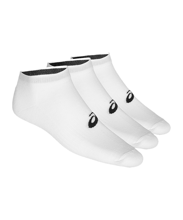 Asics 3er Pack PED Sock Socken Weiss F0001 - weiss