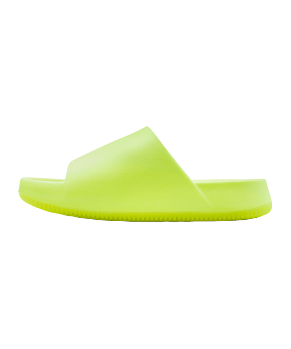 Nike Calm Slide Badelatsche Gelb F700 - grau