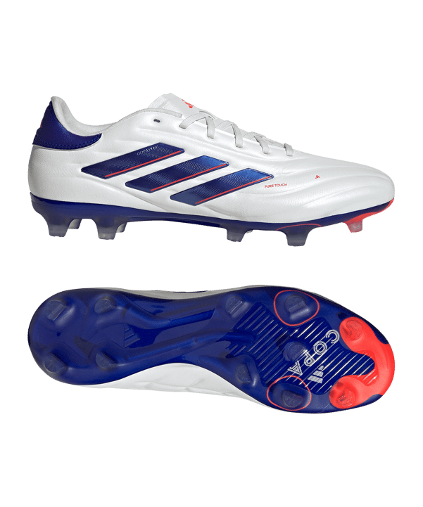 adidas COPA Pure 2 Pro FG Advancement Weiss Blau - weiss