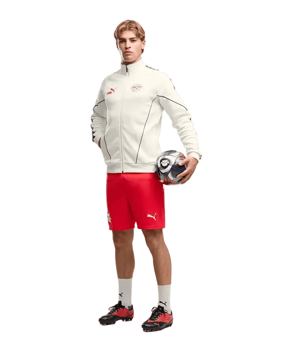 PUMA RB Leipzig KING Anthem Giacca Bianco C08 - bianco