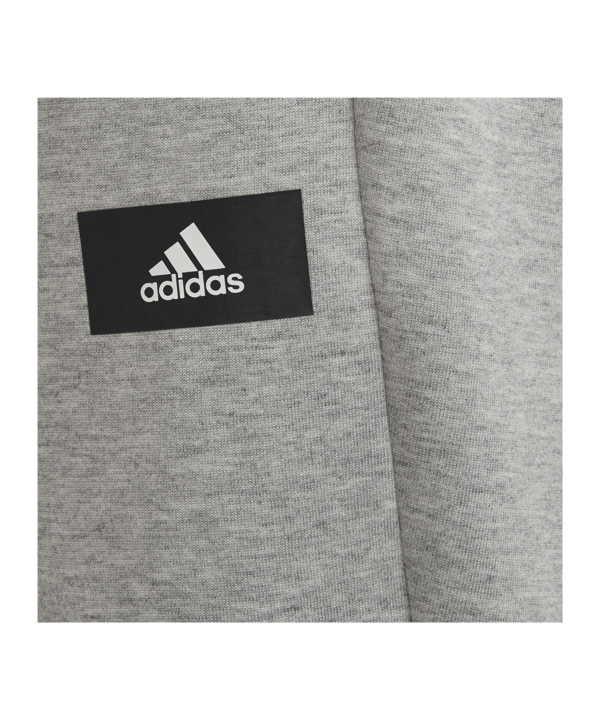 adidas Future Icons Jogginghose Kids Grau Weiss - grau