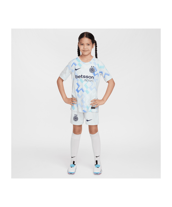 Nike Inter Mailand Trikot Away 2025/2026 Kids Weiß F497 - weiss