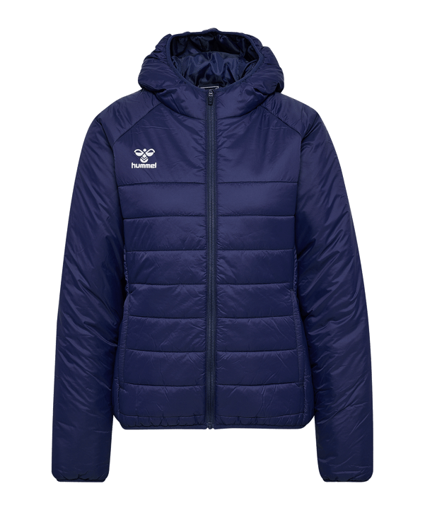 Hummel Go Quilted Kapuzenjacke Damen Blau F7026 - blau