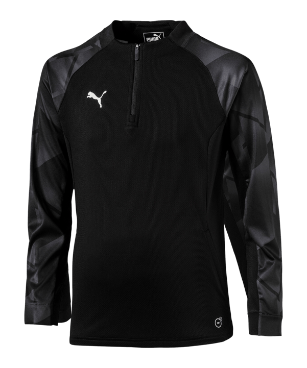 PUMA Football NEXT 1/4 Zip Top Kids Schwarz F01 - schwarz