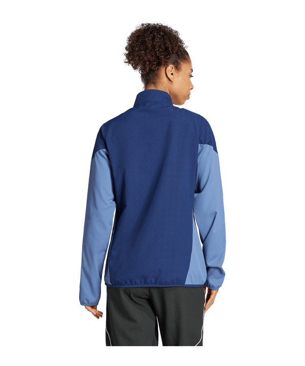 adidas Tiro 25 Competition Präsentationsjacke Damen Blau - blau