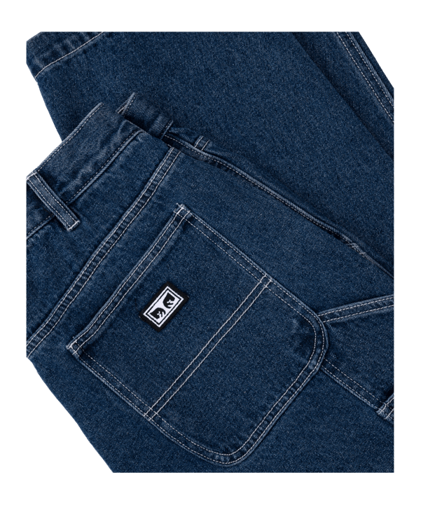 Obey Hardwork Carpenter Denim Pant - gelb