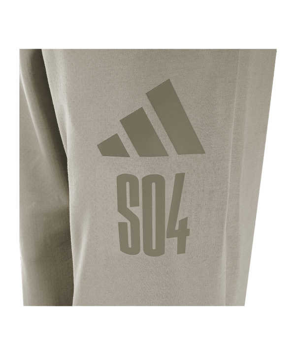 adidas FC Schalke 04 Z.N.E. Jogginghose Beige - beige