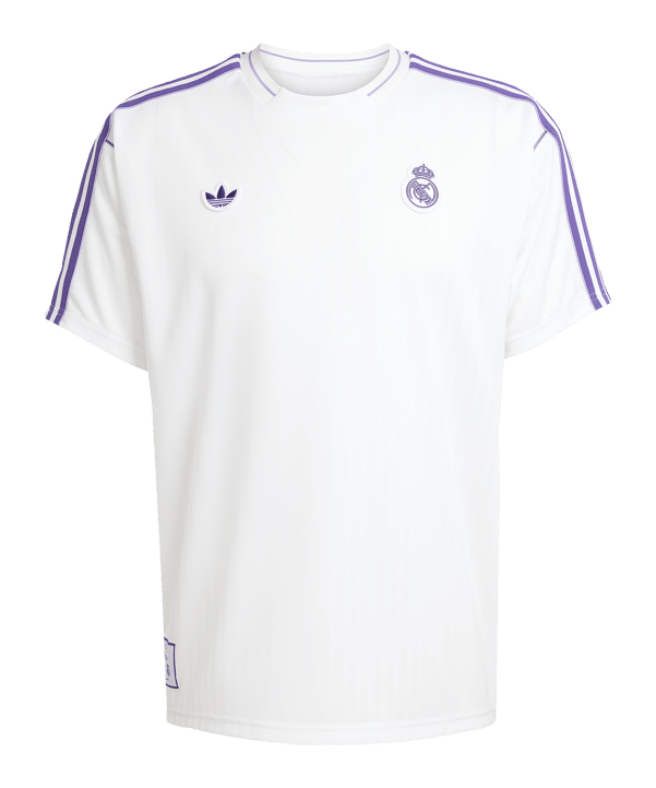 adidas Real Madrid Terrace Icon Trikot Weiss - weiss