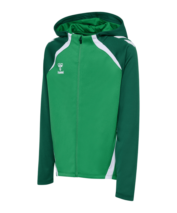 Hummel Lead 2.0 Kapuzenjacke Kids Grün F6327 - gruen
