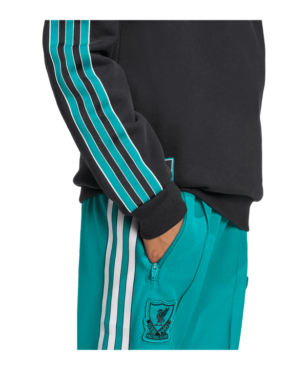 adidas FC Liverpool Icon Sweatshirt Kids Schwarz - schwarz