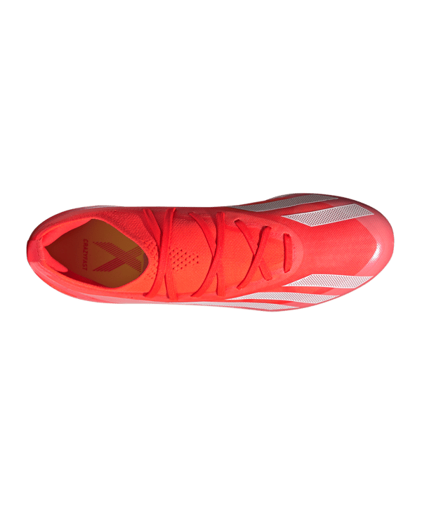 adidas X Crazyfast Pro FG Energy Citrus Rot Weiss Gelb - rot