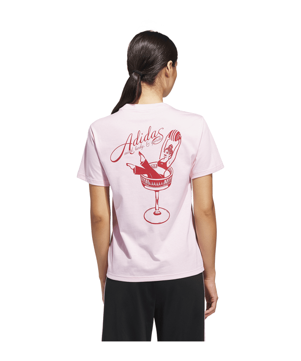 adidas Mind Body & Spirit T-Shirt Damen Rosa - rosa