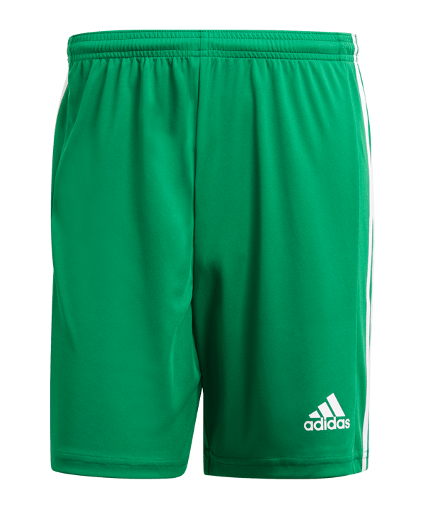 adidas Squadra 21 Short Grün Weiss - gruen
