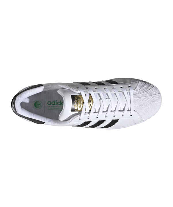 adidas Originals Superstar Vegan Weiss Schwarz - weiss