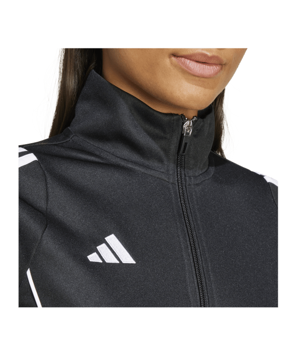 adidas Tiro 24 Trainingsjacke Damen Schwarz - schwarz