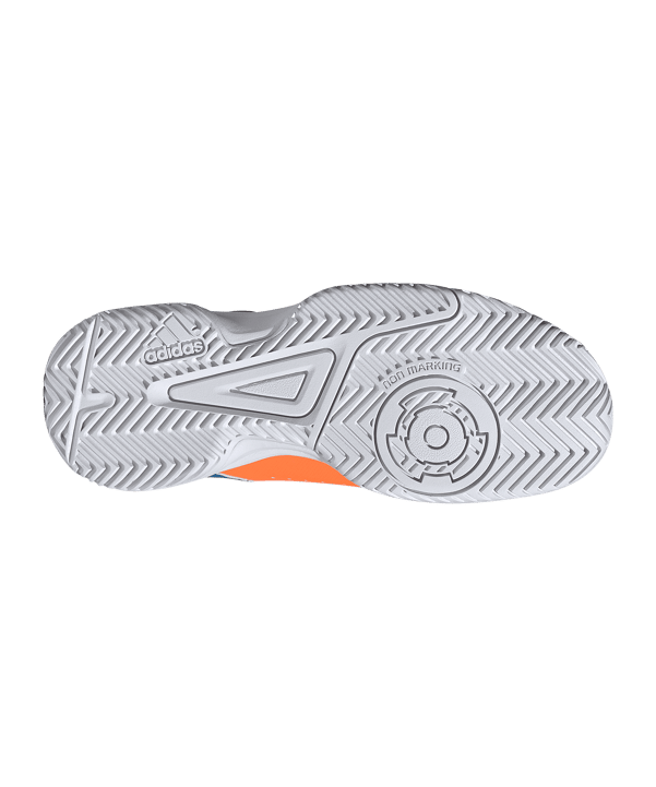 adidas Court Stabil Shoes Orange - weiss