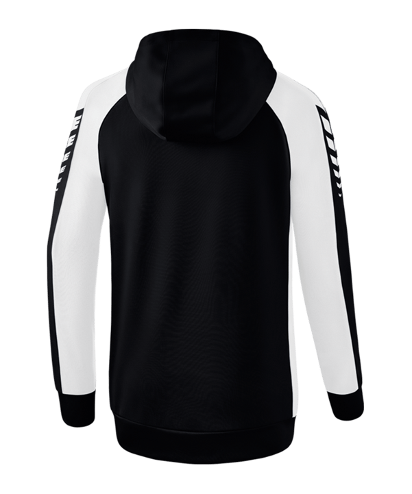 Erima Six Wings Kapuzenjacke Damen Schwarz - schwarz