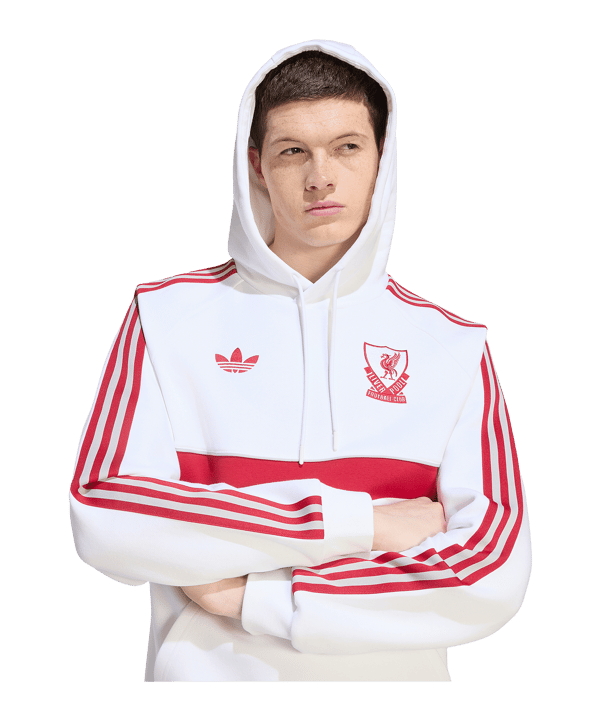 adidas FC Liverpool Originals Hoody Weiß - weiss