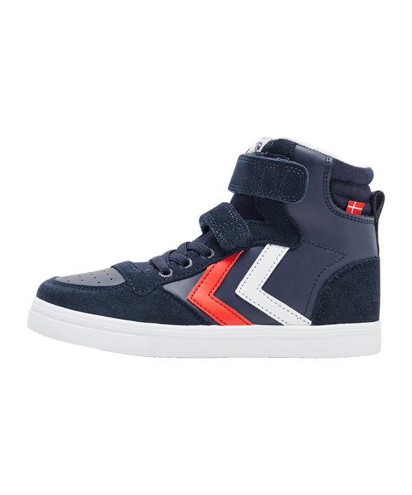 Hummel Slimmer Stadil Leather High Sneaker Kids Lila F3679 - lila