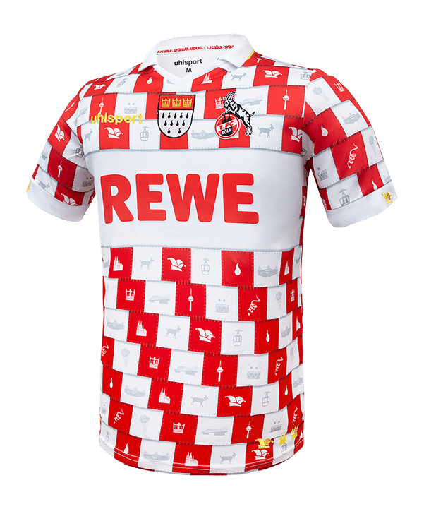 uhlsport 1. FC Köln Karneval Trikot 2020/2021 Kids - weiss