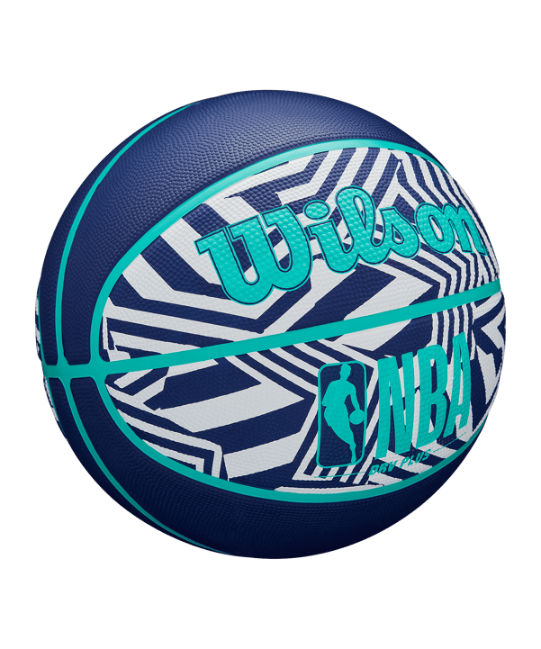 Wilson NBA Drv Plus Dazzle Camo Trainingsball Blau - blau