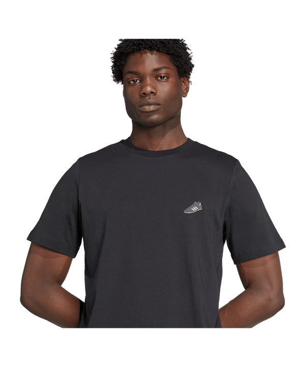 adidas Copa Graphic T-Shirt Schwarz - schwarz