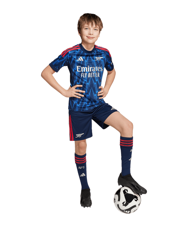 adidas FC Arsenal London Short Away 2025/2026 Kids Blau - blau