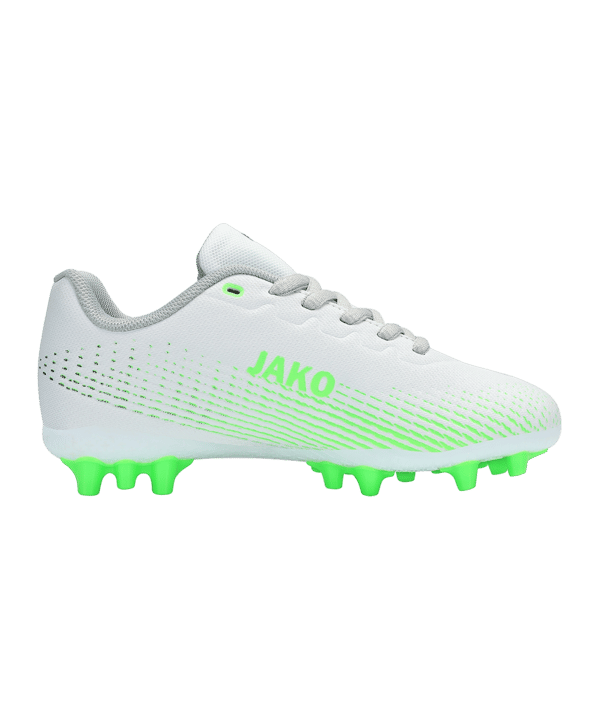 JAKO Lightning AG Jr bambini bianco verde F23 | Scarpa da calcio