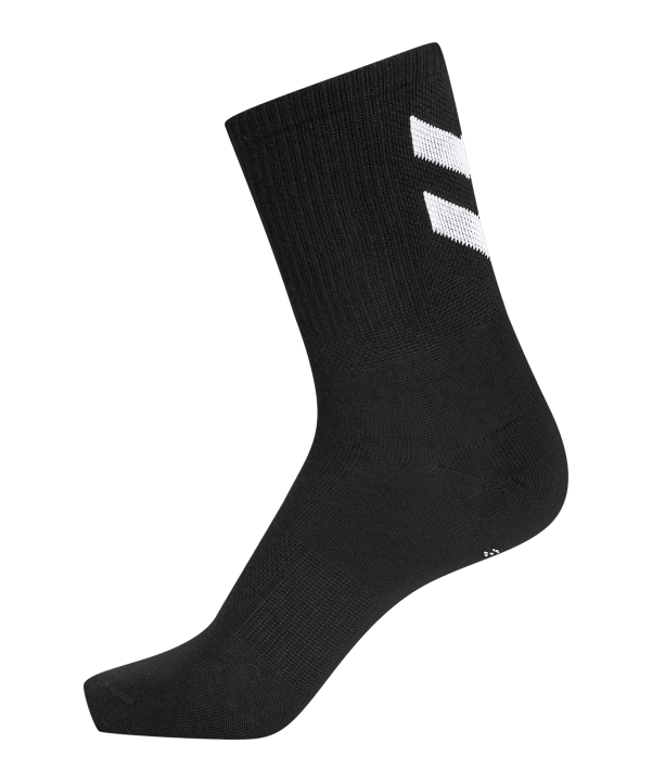Hummel Chevron 6-Pack Socken Schwarz F2042 - schwarz