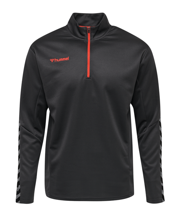 Hummel Authentic HalfZip Sweatshirt Grau F1525 - grau