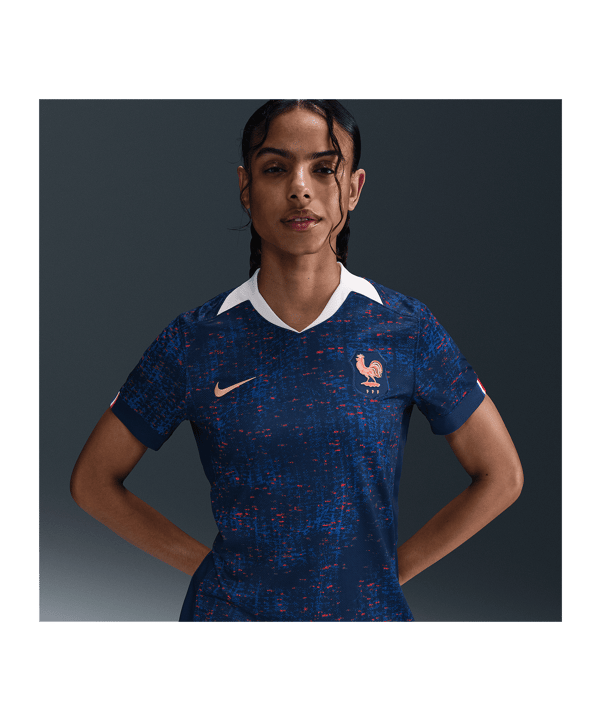 Nike FFF Frankreich Trikot Home 2025 Damen Blau F492 - blau