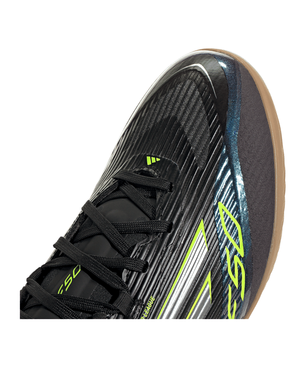 adidas F50 League IN Electric Stealth Schwarz - schwarz
