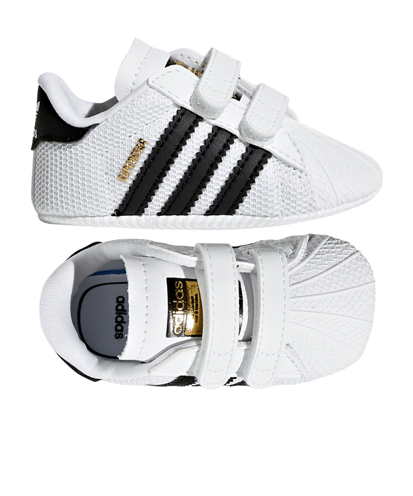adidas Originals Superstar Crib Sneaker Baby Weiss - weiss
