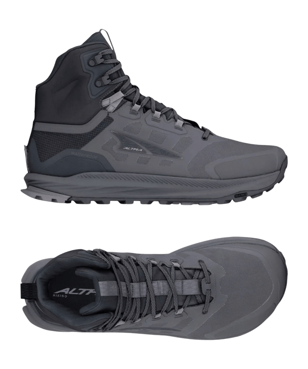Altra Lone Peak 9 Waterproof Mid Chaussure de trail Noir - noir