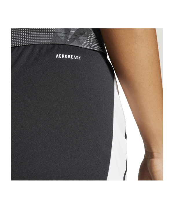 adidas Tiro 24 Short Damen Schwarz Weiss - schwarz