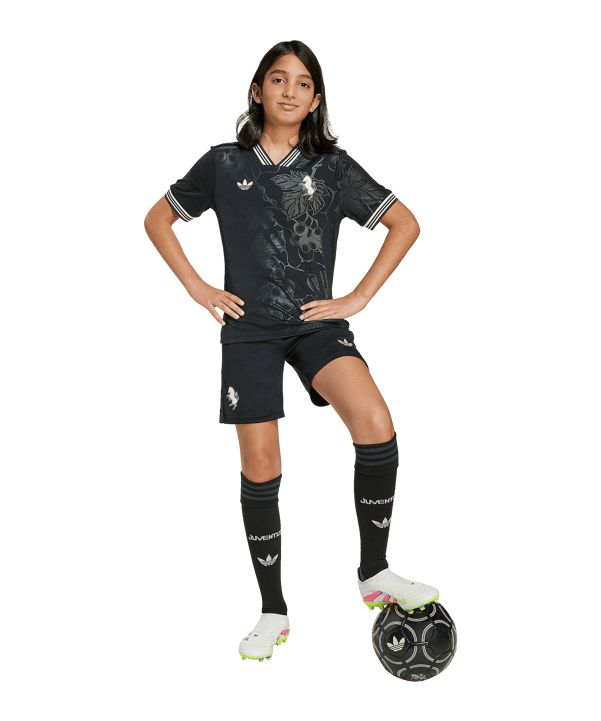 adidas Juventus Turin Trikot 3rd 2025/2026 Kids Schwarz - schwarz