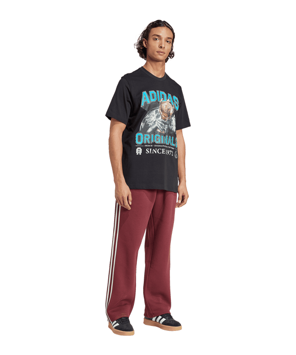 adidas Trefoil T-Shirt Schwarz - schwarz